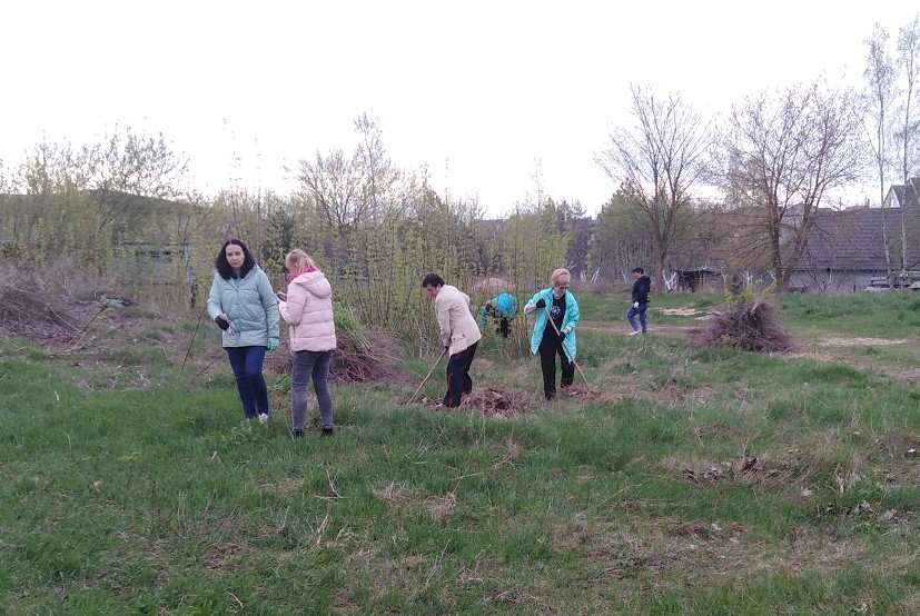 Субботник в городе Каменце