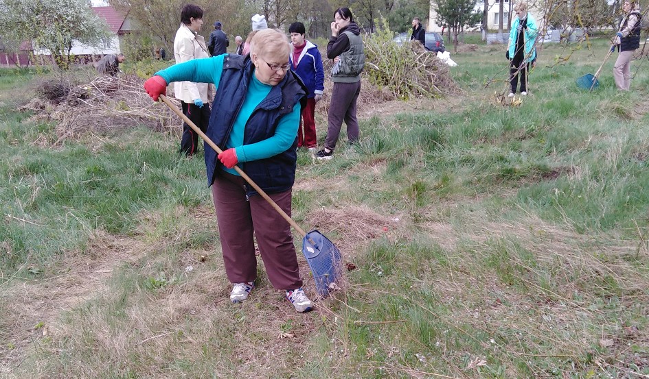 Субботник в городе Каменце