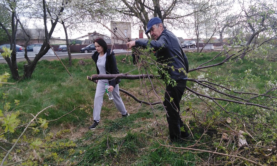 Субботник в городе Каменце