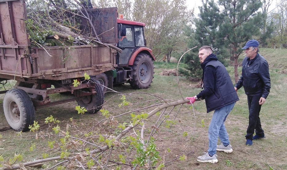 Субботник в городе Каменце